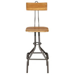 Bar Chairs 2 pcs Solid Reclaimed Teak Wood 245807