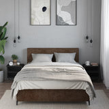 Bedside Cabinet Black 2 pcs 40x30x40 cm Engineered Wood 848495