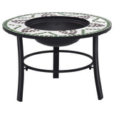 Mosaic Fire Pit Green 68cm Ceramic 46722