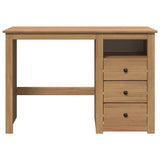 ZNTS Desk Panama 112x45x75 cm Solid Wood Pine 4016389