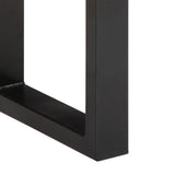 Bench 160 cm Solid Rough Wood Mango and Steel 4006413