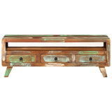 TV Cabinet Multicolour 110x30x40 cm Solid Reclaimed Wood 337063