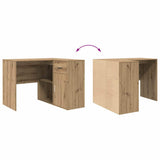 Corner Desk with Drawer Artisan Oak 102 x 88 x 75 cm 3337280