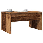 ZNTS Coffee Table Old Wood 80x50.5x41.5 cm Engineered Wood 856930