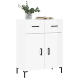 Sideboard High Gloss White 69.5x34x90 cm Engineered Wood 827982