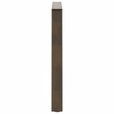 Dining Table Legs V-Shape 2 pcs Natural Steel 90x cm Steel 4012579