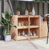 Outdoor Kitchen Cabinet MEPPEL 106x55x92 cm Solid Wood Pine 832353