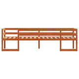 Kids' Bed Frame without Mattress Wax Brown 90x190 cm Single 846869