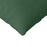 Sofa Pillows 2 pcs Dark Green 200 x 40 cm Corduroy Fabric 42013908