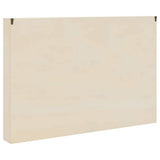 Wall Display Case with Shelf Beige 80 x 8.5 x 54 cm Plywood 42015628