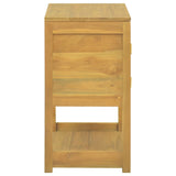 Bathroom Cabinet 60x40x75 cm Solid Wood Teak 338237
