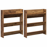 Shoe Cabinet 2 pcs Old wood 84 x 18 x 90 cm Engineered Wood 875028
