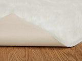 Faux Sheepskin Rug Tafalla White 120 x 170 cm Polyester 42021460