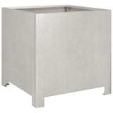 ZNTS Garden Planter 40x40x40 cm Stainless Steel 851207