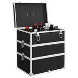Make-up Case 37x24x40 cm Black Aluminium 91840