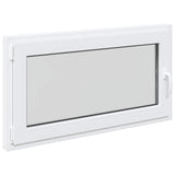 Basement Window RISOR 110 x 55 cm PVC and Glass 42047859