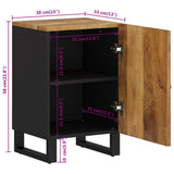 Bathroom Cabinet 38x33x58 cm Solid Wood Mango 351997