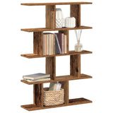 Wall Cube Shelf 12 Compartments Old Wood Engineered Wood 860020