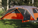 Family Tent with Porch 6-Person Grey and Orange Waterproof 94550