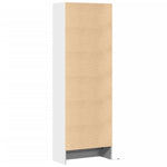 Highboard with LED White 69x32.5x200 cm Engineered Wood 3307905