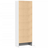 Highboard with LED White 69x32.5x200 cm Engineered Wood 3307905