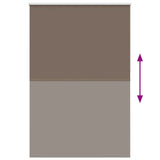 Roller Blind Blackout Coffee 150x230 cm Fabric Width 146.6 cm Polyester 4011086
