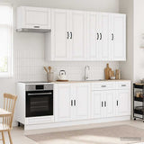 Kitchen Unit PORTO 8 pcs White Engineered Wood 3438163