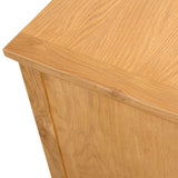 TV Cabinet 110x35x44 cm Solid Oak Wood 327434