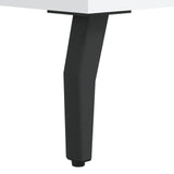 Bedside Cabinet White 40x40x66 cm Engineered Wood 827676