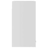 Hanging Glass Cabinet Lyon White 60x31x60 cm Engineered Wood 802521