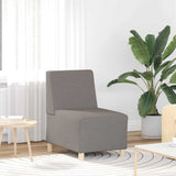 Modular Sofa Unit Armless 2 pcs Taupe 55 x 74 x 82 cm Fabric 3399754