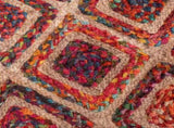 Rug Runner MARSA Multicolour 50 x 400 cm Polyester and PVC 42023262