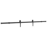 Sliding Door NARVIK Natural and Black 80 x 210 cm 3445248