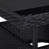 Garden Dining Set Black, Cream 3095911