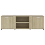 TV Cabinet Sonoma Oak 120x34x37 cm Engineered Wood 801164