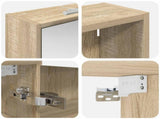 Bathroom Cabinet Set 3 pcs 116 x 16 x 62.5 cm Engineered wood 3403818