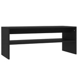 800127 Coffee Table Black 100x40x40 cm Engineered Wood