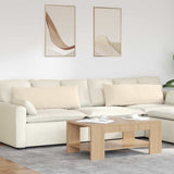 Sofa Pillows 2 pcs Beige 120 x 40 cm Fabric 42013816