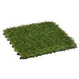 Artificial Grass Tiles 22 pcs Green 30x30 cm 149031