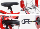 Kids Bike 18 Inches for 5-7 Years Old Red 42009384