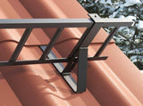 Snow Guard Support 6 pcs Black 29.5 x 3 x 34.5 cm Steel 42028469