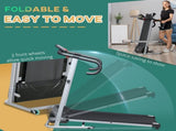 Folding Treadmill Incline, Walking Pad Treadmill for Home, 1-10km/h Under Desk Running Machine T3398P425127