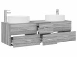 Bathroom Furniture Set 3 pcs Grey Sonoma 49.5 x 44.5 x 65.5 cm 3405960