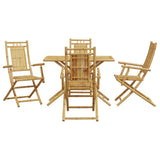 5 Piece Garden Dining Set Bamboo 3278529