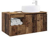 Bathroom Furniture Set 2 pcs Old Wood Engineered Wood 3404102
