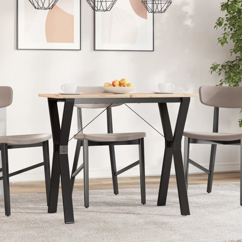 ZNTS Dining Table Legs Y-Frame 80x40x73 cm Steel 357933