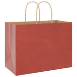 ZNTS Paper Bags 250 pcs with Handles Red 32x17x25 cm 4101761