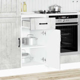 Kitchen Base Cabinet Lucca Concrete Grey Engineered Wood 853711