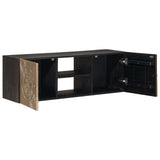TV Cabinet with Shelf with Storage Brass 105 x 30 x 35 cm 42020077
