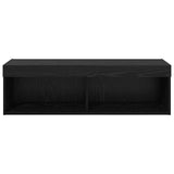 TV Wall Cabinet 100 x 30 x 30 cm Black Oak Engineered Wood 882969